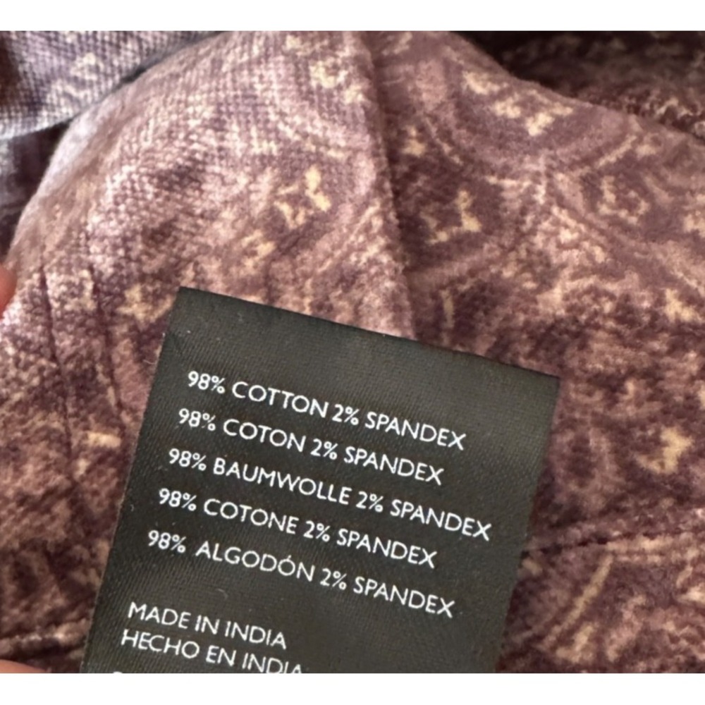NWOT- Free People - City Line Slim Pants $178 SIZE 8 -Chocolate Combo High-Rise - Picture 7 of 7